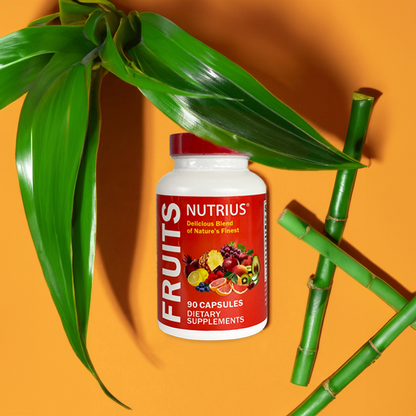 Nutrius Fruits Delicious Blend of Nature's Finest - 90 Capsules Dietary Supplements