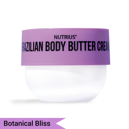 Nutrius Brazilian Body Butter Cream Botanical Bliss, 6 FL OZ