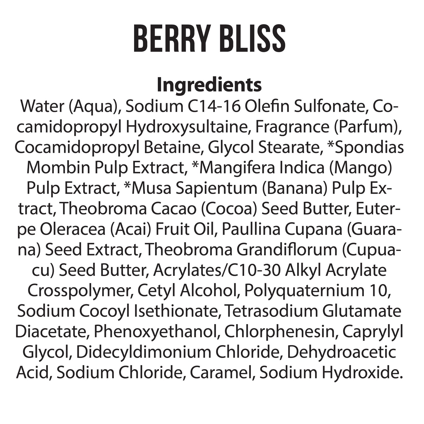 Nutrius Berry Bliss Body Wash, 25.4 FL OZ