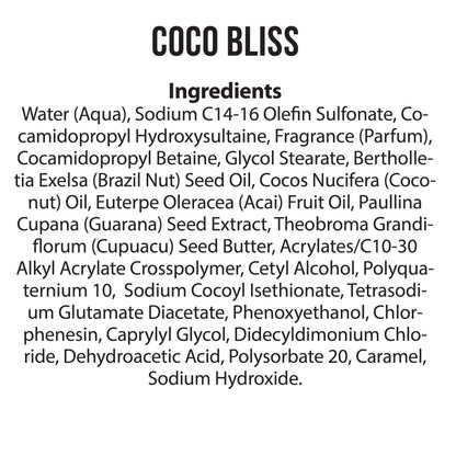 Nutrius Coco Bliss Body Wash, 25.4 FL OZ