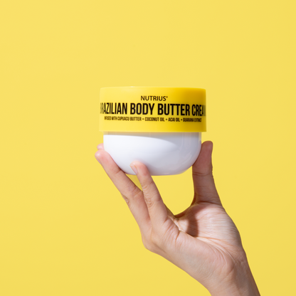 Nutrius Brazilian Body Butter Cream, Twin Pack - 2 x 6 FL OZ